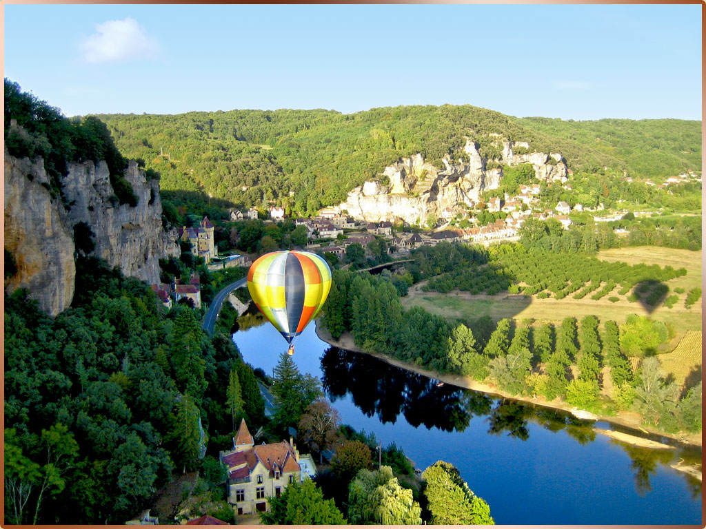 Dordogne Prigord en Mongolfiere
