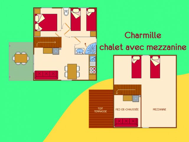 Plan du chalet Charmille